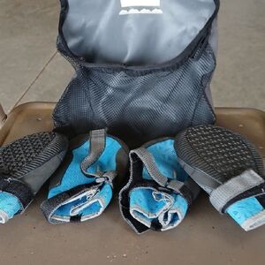 Arcadia Gray and Black Dog Booties